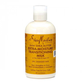 Shea Moisture Raw Shea Butter Extra Moisture Transitioning Milk 8oz Shea Moisture Raw Shea Butter Extra Moisture Transitioning Milk 8oz